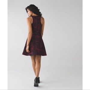 Lululemon Athletica &go Til Dawn Dress Pixel Red 4